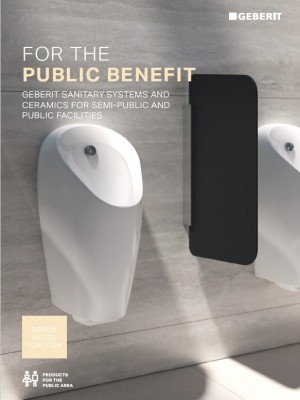 For the public benefit. Geberit sanitary systems and ceramics for semi-public and public facilities