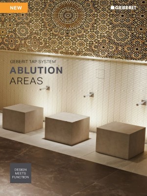 Ablution areas - Geberit Tap System