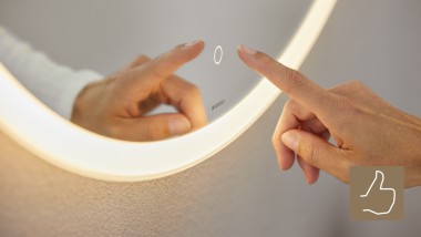 Geberit Option mirror with light