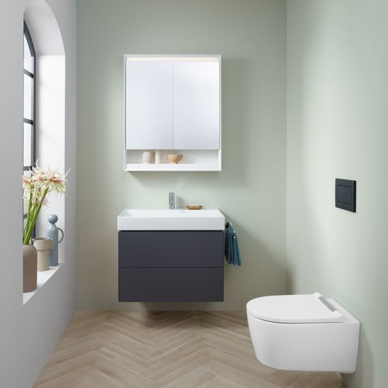 Small bathroom with Geberit ONE equipment Small bathroom with Geberit ONE equipment